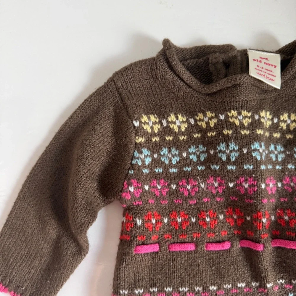 Vintage Y2K Baby‎ Sweater Dress Size 0-3 Months